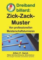 Dreiband billard - Zick-Zack-Muster