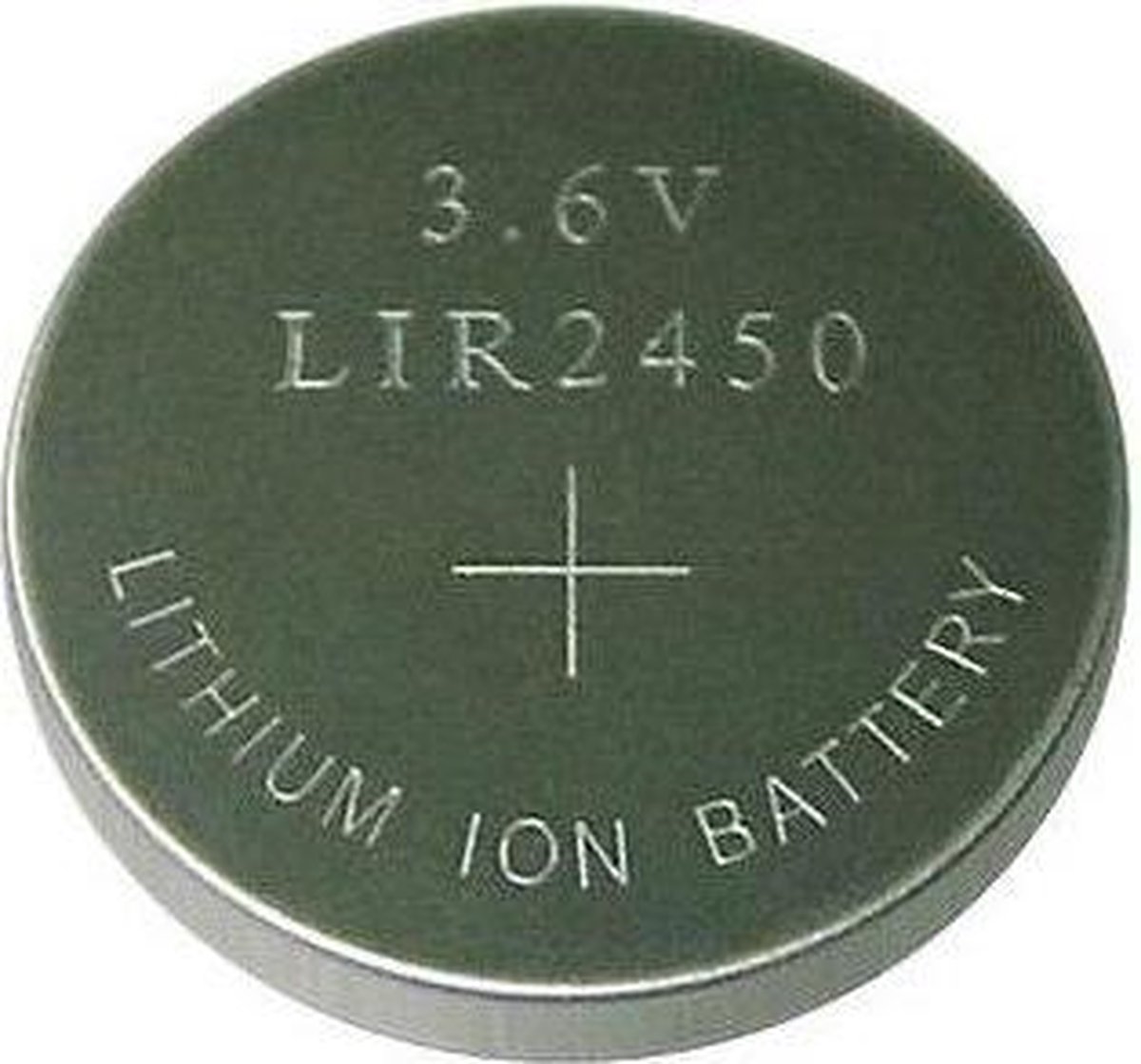1 Stuk - LIR2450 3.6V 120mAh oplaadbare Li-ion knoopcel batterij | bol.com