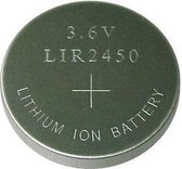 1 Stuk -  LIR2450 3.6V 120mAh oplaadbare Li-ion knoopcel batterij