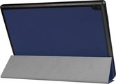 Shop4 - Lenovo Tab 4 10 Hoes - Smart Book Case Donker Blauw
