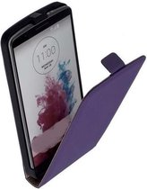 LG G Flex 2 Leder Flip Case hoesje Paars