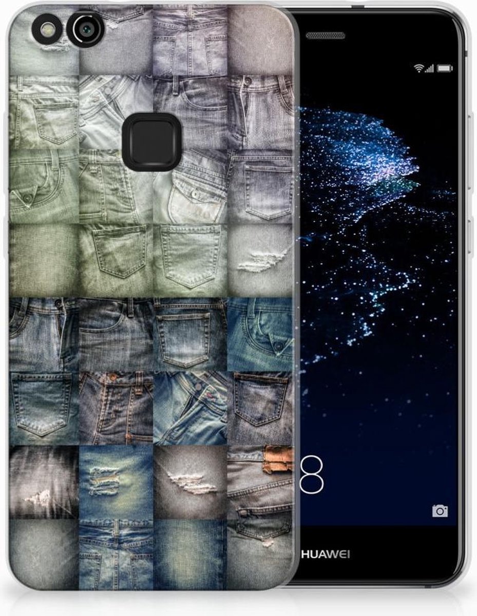 Silicone Back Cover Huawei P10 Lite Spijkerbroeken