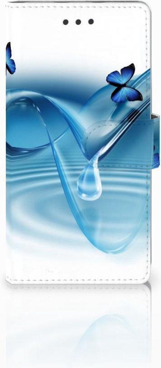 Huawei Ascend P8 Lite Telefoonhoesje met Pasjes Vlinders