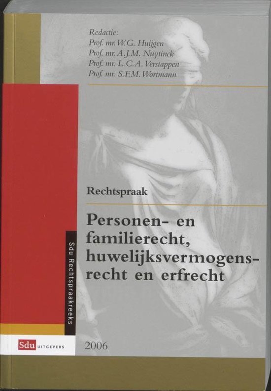 Rechtspraak Personen Familierecht Huwelijksvermogensrecht - cover