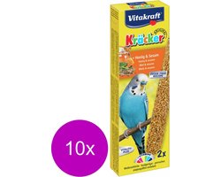 Vitakraft Parkiet Kracker Honing 2 in 1 - 10 stuks