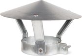 OPSINOX GALVA Kachelbuis enkelwandig Kap (K) Galva Ø121mm