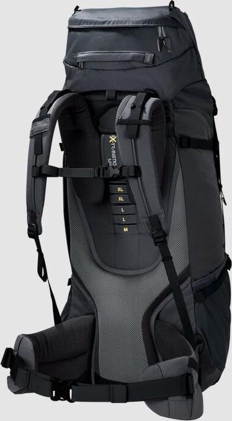 Jack Wolfskin Denali 75 Backpack - Unisex - Phantom - ONE SIZE | bol.com