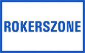 Rokerszone tekststicker 280 x 105 mm