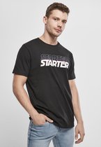 Starter Heren Tshirt -L- Multilogo Jersey Zwart