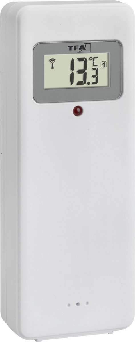TFA Dostmann 60.4521.01 Wandklok Zendergestuurd 360 Mm X 28 Mm X 235 Mm Zwart Groot Display 2473660