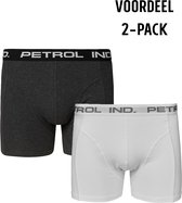 Petrol Industries - Heren Voordeel 2-pack boxershorts - Effen - Maat XXL