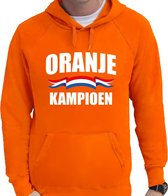 Oranje fan hoodie voor heren - oranje kampioen - Holland / Nederland supporter - EK/ WK hooded sweater / outfit M