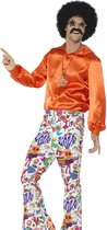 SMIFFYS - Jaren 60 hippie broek voor mannen - XL