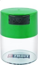 Glassvac 0,12 liter mini clear light green cap