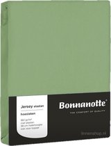 Bonnanotte (topper) Hoeslaken Jersey Elastan Mosgroen 180/200x200/220