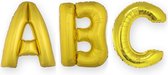ESPA - Enorme goudkleurige aluminium letter ballon - Decoratie > Ballonnen