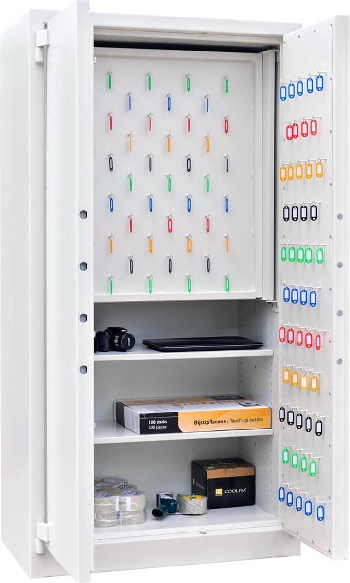 Armoire murale à clés - Serrure à clé - 200 clés PHOENIX KC0303K AZ Fournitures