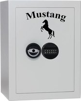 MustangSafes Pistool en Munitiekluis MS-MT-01-605  | met VDS Elektronisch Codeslot MS-EM2020 (2 gebruikerscodes) - 60 x 45 x 38,5 cm