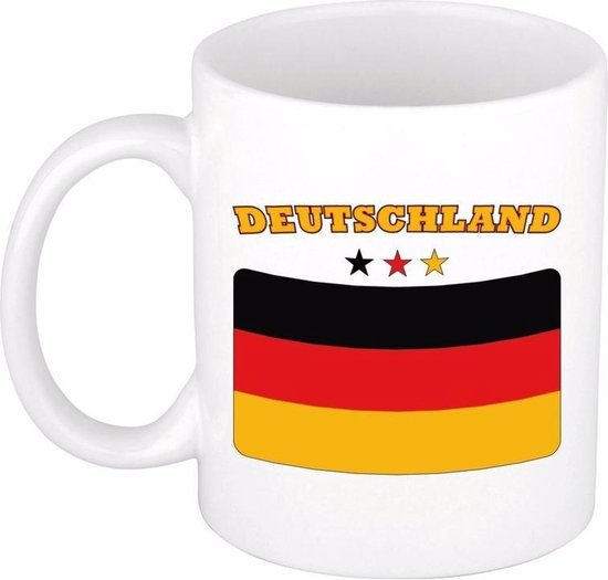 2x tasse à boisson/café drapeau allemand 300 ml - Articles de fête des  supporters... | bol.com