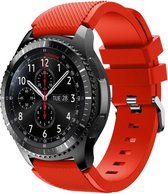 Siliconen bandje geschikt voor Samsung Galaxy Watch - 46mm - rood
