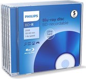 Bluray Philips 25GB 5pcs BD-R jewel case