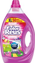 Color Reus Gel Vloeibaar Wasmiddel - Gekleurde Was - Voordeelverpakking- 50 wasbeurten