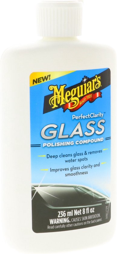 Meguiars Perfect Clarity Glass Polijstmiddel - compound voor ruiten - vuil verwijderen