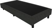 Bedworld Boxspring 70x190 - Linnenlook - Zwart (S14)