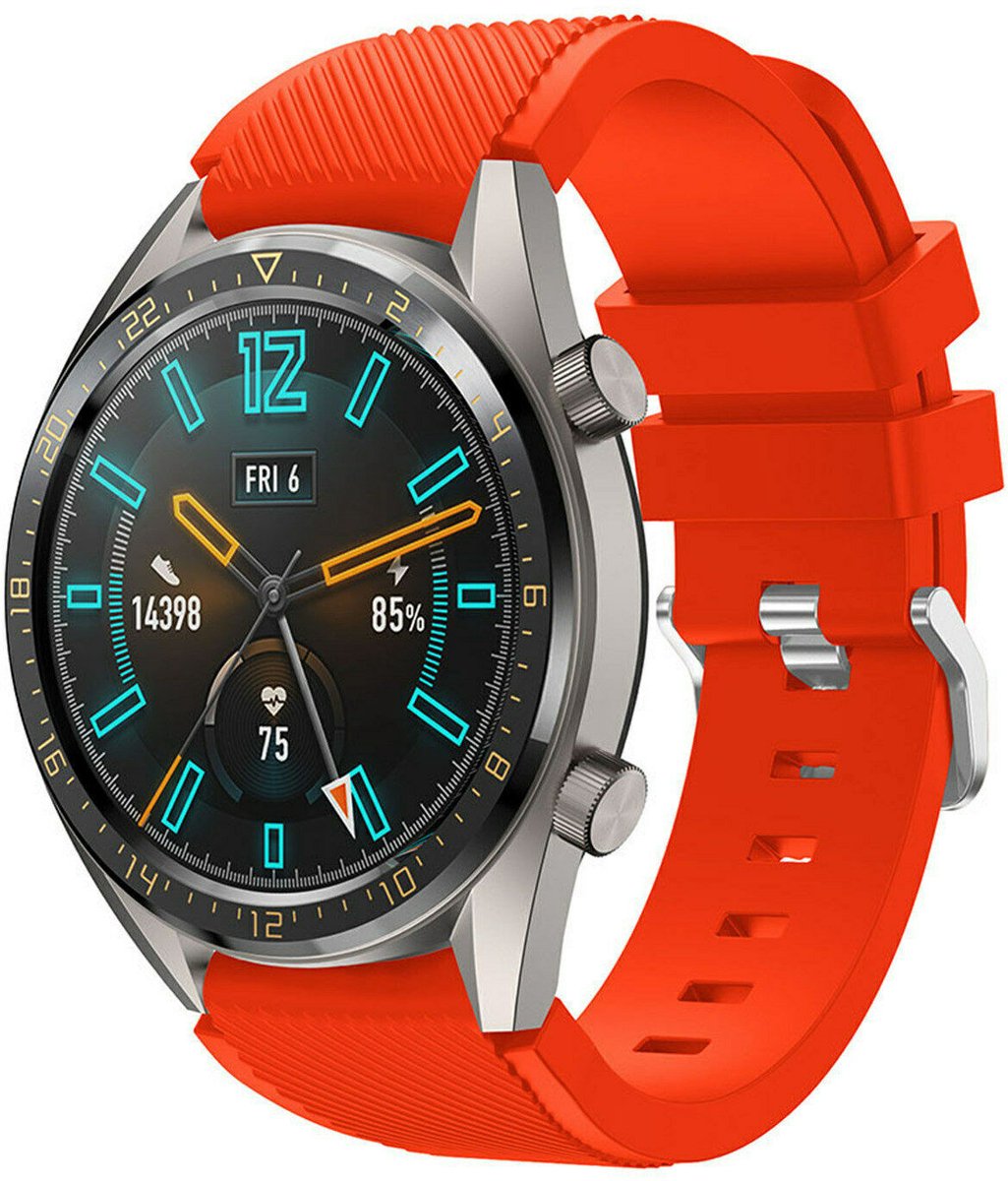 Geschikt voor Huawei Watch GT silicone band - rood - 42mm