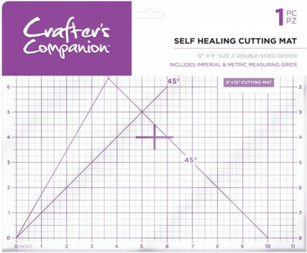 Crafter's Companion Zelf helende snijmat - 12x9 inch (30x23 cm)