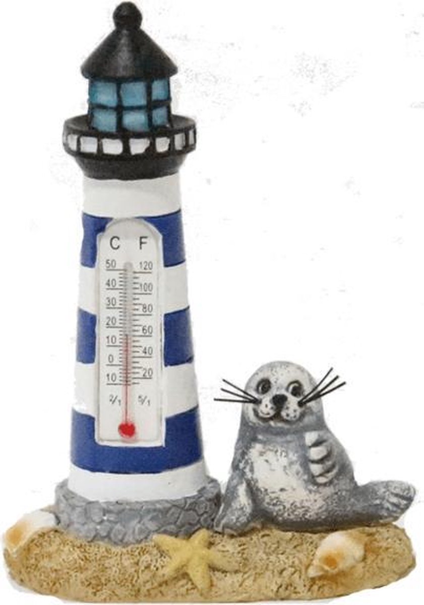 Merkloos Sans marque Thermometer vuurtoren met zeehond