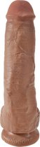 Pipedream - King Cock Realistische Dildo met Ballen en Zuignap - 28 cm - Bruin