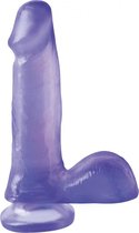 Pipedream Basix Rubber Works realistische dildo Suction CupDong paars - 6 inch