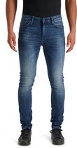 Purewhite - Jone 506 - Heren Skinny Fit   Jeans  - Blauw - Maat 34