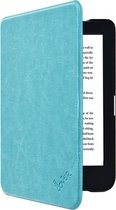 Premium Business Sleepcover, Betaalbare Slimfit Shell Case voor Kobo Clara HD, hoesje in hemels-blauw, Sleep Cover (sluimerstand)