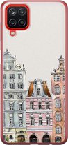 Leuke Telefoonhoesjes - Hoesje geschikt voor Samsung Galaxy A12 - Grachtenpandjes - Soft case - TPU - Print / Illustratie - Multi