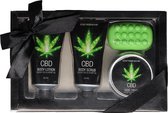 CBD - Bad en douche - Gift set - Green Tea Hemp Oil