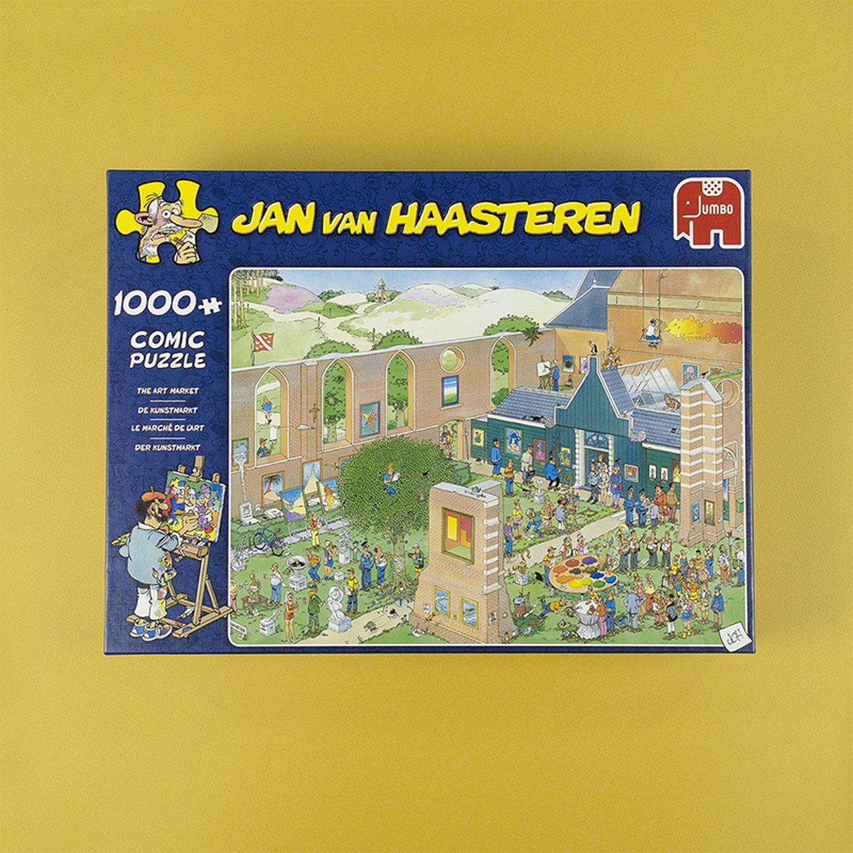 Jan van Haasteren De Kunstmarkt puzzel - 1000 stukjes — afbeelding 7