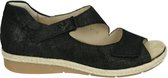 Verhulst 7351 - Volwassenen Platte sandalenDames Sandalen - Kleur: Zwart - Maat: 38.5