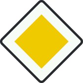 Verkeersbord Voorrangsweg (B01) - aluminium - DOR
