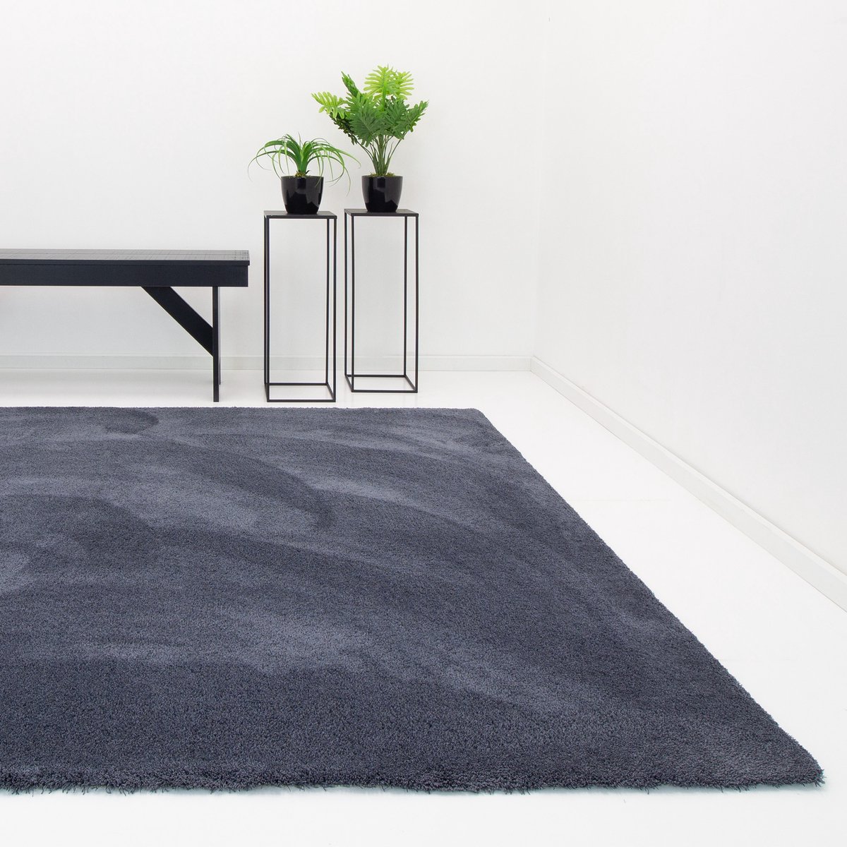 Vloerkleed Xilento Amazing Anthracite | 170 x 230 cm