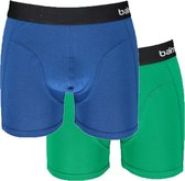 Apollo bamboo boxershorts | MAAT S | 2-pack heren boxershorts | blauw/groen