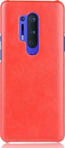 OnePlus 8 Pro Hoesje - Mobigear - Excellent Serie - Hard Kunststof Backcover - Rood - Hoesje Geschikt Voor OnePlus 8 Pro