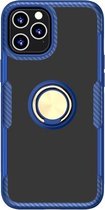TOTUDESIGN Armor-serie schokbestendige TPU + pc-beschermhoes met houder voor iPhone 12 mini (blauw)