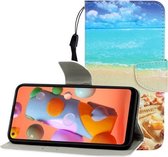 Voor Huawei Nova 5 Gekleurde Tekening Horizontale Flip Leren Case met Houder & Kaartsleuf & Portemonnee (Pentagram)