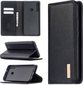 Voor Huawei Y7p 2 in 1 Afneembare Magnetische Horizontale Flip Lederen Case met Houder & Kaartsleuven & Portemonnee (Zwart)