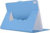 Horizontale flip effen kleur Elastic Force lederen tas met 360 graden rotatiehouder voor iPad Pro 10,5 inch (blauw)