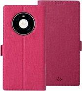 Voor Huawei Mate 40 ViLi K-serie schokbestendig TPU + PU lederen magnetische gesp horizontale flip case met kaartsleuven & portemonnee & houder (rose rood)
