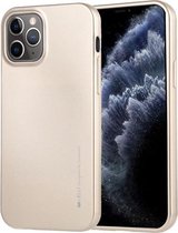 Voor iPhone 12 Pro Max GOOSPERY i-JELLY TPU schokbestendig en krasvast hoesje (goud)