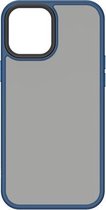 Voor iPhone 12 Pro Max ROCK TPU + PC Udun Pro Skin schokbestendige beschermhoes (blauw)